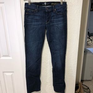 7 For All Mankind women’s size 27 straight leg jeans.